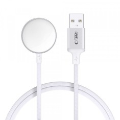 Cablu Incarcare Tech-Protect MC02 Ultraboost pentru Apple Watch Series, Alb