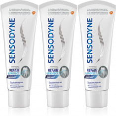 Sensodyne Repair & Protect Whitening pasta de dinti pentru albire pentru dinti sensibili 3x75 ml