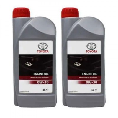 Pachet 2 litri Ulei Toyota Premium Fuel Economy Diesel 0W30 foto