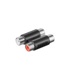Adaptor prelungire 2x RCA mama la 2x RCA mama Goobay