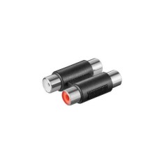 Adaptor prelungire 2x RCA mama la 2x RCA mama Goobay