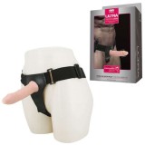 Strap-On Barbati Vibrații Lybaile, Hollow, 15.5cm, Telecomanda, TPR, Sex Shop Dildo