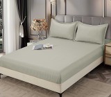 Cumpara ieftin Husa Pat Elastic Damasc 3 Piese 180x200 cm + 2 Fete Perna 50x75 cm