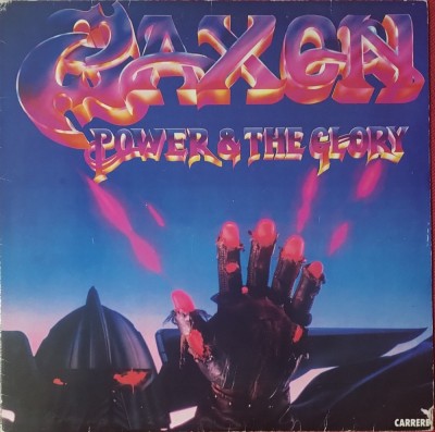 Saxon &amp;ndash; Power &amp;amp; The Glory, LP, Scandinavia, 1983, stare excelenta(VG+) foto