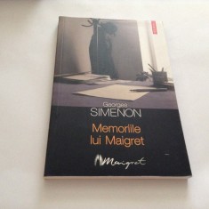 MEMORIILE LUI MAIGRET GEORGES SIMENON--RF10/2 foto