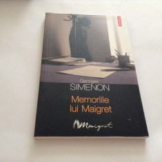 MEMORIILE LUI MAIGRET GEORGES SIMENON--RF10/2