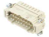 Conector HDC Inserturi Contact Tată Han ES PIN 16 16 PE