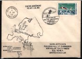 ROMANIA 1993 - AVIATIE. PRIM ZBOR IN FORMATIE DE 2 AVIOANE. INTREG POSTAL, Z64