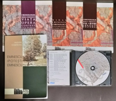 VALENTIN COSEREANU - EMINESCU IPOTESTI EMINESCU. SET CARTE, CRONOLOGIE, CD foto