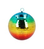 Glob disco curcubeu, diametru 20 cm, decor petrecere