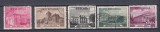 ROMANIA 1955 LP 388 MUZEE DIN BUCURESTI SERIE STAMPILATA, Stampilat