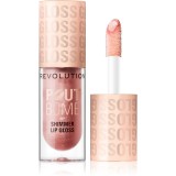 Revolution Shimmer Gloss Luciu de Buze sclipitor culoare Shine Pink 4.5 ml