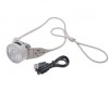 Lanterna frontala USB, 5 moduri iluminare, 3-8h, silicon, inclinare 45 grade, AA25375