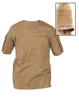 Tricou Velcro MIL-TEC Coyote L foto