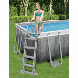 Bestway Scară de siguranță piscină cu 4 trepte Flowclear, 122 cm