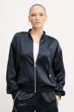 Silvian Heach geacă bomber AGUS culoarea bleumarin, de tranziție, oversize, GPA25169GB