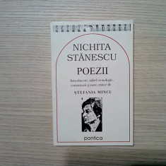 NICHITA STANESCU - Poezii - Editura Pontica, 1997, 284 p.
