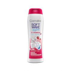 Cosmaline Soft Wave Kids, sampon cu ingrediente naturale pentru copii, aroma de capsune, 400ml