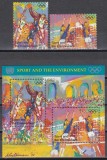 Natiunile Unite New York 1996 - Centenarul Jocurilor Olimpice Moderne - Atlanta, Serie + Colita, MNH