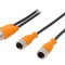 Adaptor &icirc;n T M12 tată-M12 mamă x2 DeviceNet/CANopen