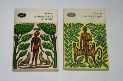 Cartea junglei - A doua carte a junglei - Kipling - 2 vol. - bpt foto