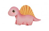 Cumpara ieftin Sticker decorativ Dinozaur, Roz, 85 cm, 6162ST, Oem