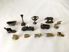 Set piese Monopoly, metal, 13 buc foto