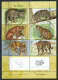 Argentina 2001 Mi 2665/70 klb MNH - Pisici native, feline, fauna, animale