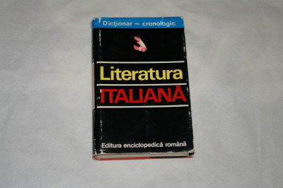 Dictionar cronologic - Literatura italiana - Nina Facon sa foto