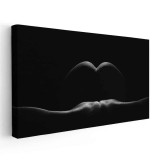 Tablou nud femeie detaliu fese 1756 Tablou canvas pe panza CU RAMA 60x120 cm