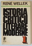 ISTORIA CRITICII LITERARE MODERNE de RENE WELLEK VOL.I