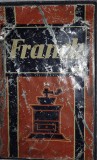 Cutie tabla goala anii &#039;30 &quot;Cafea FRANCK&quot; / 500 g cafea din cicoare selectionata