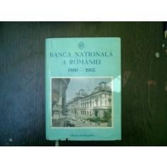 Banca Nationala a Romaniei 1880-1995 - George G. Potra, Dan Ghinea