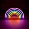Lampă LED Neon, Model Curcubeu, USB, Multicolor, 30x18 cm