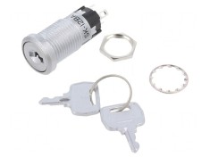 Intrerupator cu Cheie SPDT 2 Pini Panou SK12BAW01