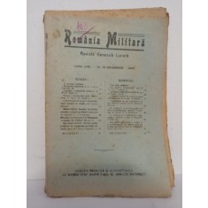 Romania Militara - Anul LVIII Nr. 12 Decembrie 1926