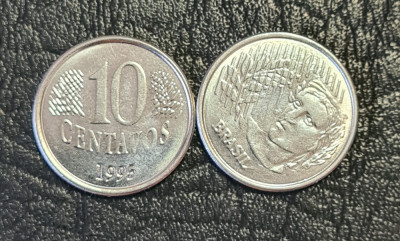 Brazilia 10 centavos 1995 foto