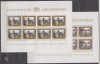 DB1 Pictura Lichtenstein 1978 Jubileu Franz Josef II 4 MS 2 poze MNH, Nestampilat
