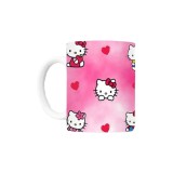 Cana alba personalizata, Hello Kitty, INOVATIX&reg;. 330ml