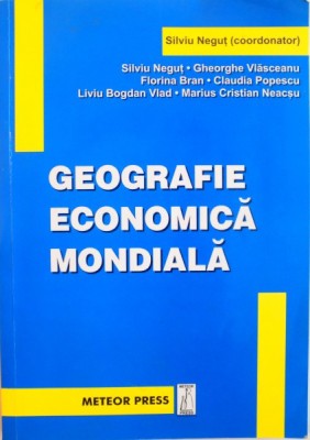 GEOGRAFIE ECONOMICA MONDIALA de SILVIU NEGUT , GHEORGHE VLASCEANU , FLORINA BRAN , 2006 foto