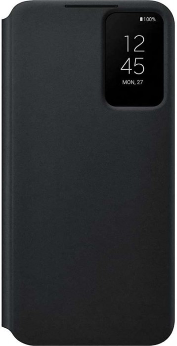 Husa Smart Clear View Cover (EE) pentru Galaxy S22+, EF-ZS906CBEGEE, Black