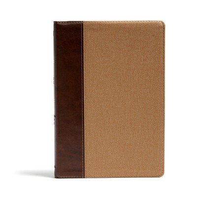 KJV Rainbow Study Bible, Brown/Tan Leathertouch foto