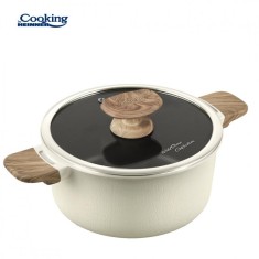 Cratita Heinner Wild Stone, capac, 2.5 l, 20 x 9.5 cm, manere imitatie lemn