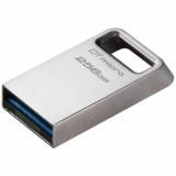 Stick USB Kingston Data Traveler, 256GB, Metal, USB 3.2 Gen. 1 (Argintiu)