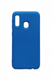 Husa telefon compatibila cu Samsung Galaxy Galaxy A20e, Albastru, Cu interior de catifea, 179HT, Silicon, Carcasa