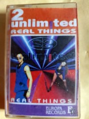 2 Unlimited - Real things, caseta audio foto