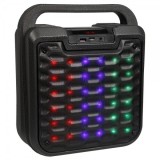 Boxa Portabila Iluminata cu Radio FM SD USB MP3 AUX B19