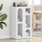 vidaXL Bufet Alb lucios 59 x 35 x 100,5 cm Lemn compozit 891338