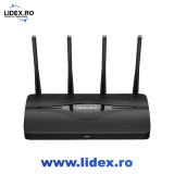 Router Wireless Gigabit MERCUSYS MR27BE BE3600, WI-Fi 7, Dual Band 688 + 2880 Mbps, negru