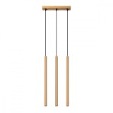 Lampă Suspendată Pastel De Aur Oțel 3 Becuri Tub Modern De Interior